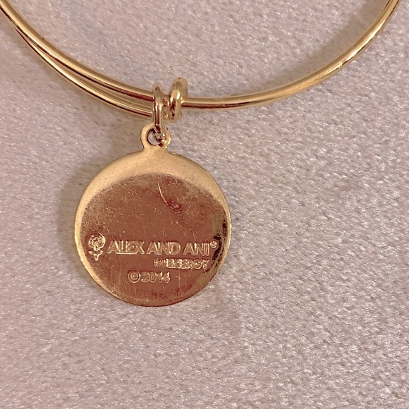Alex and Ani Gold Positive Energy Bracelet - Picture 4 of 4